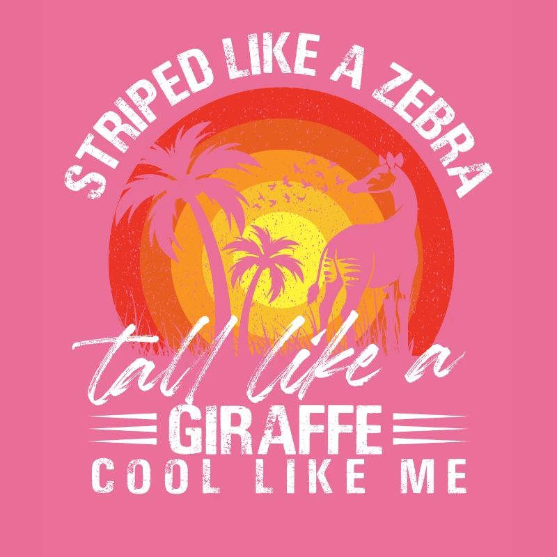 rayé comme un zèbre cool comme moi Design