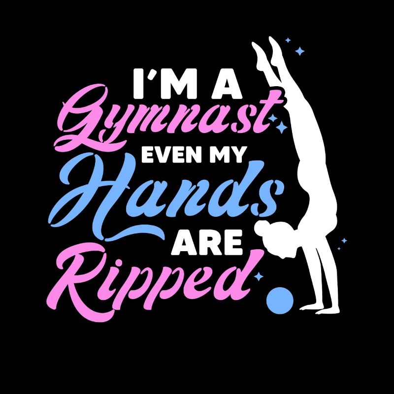 Je suis un gymnaste, même mes mains sont déchirées en équilibre sur les mains