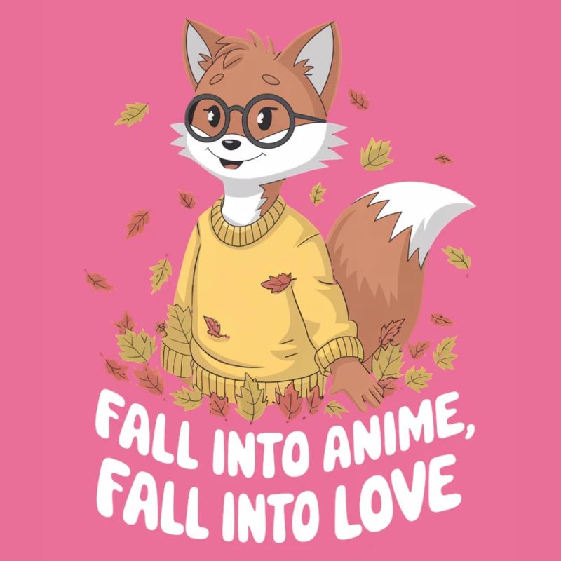 Tomber dans la conception Anime Fox