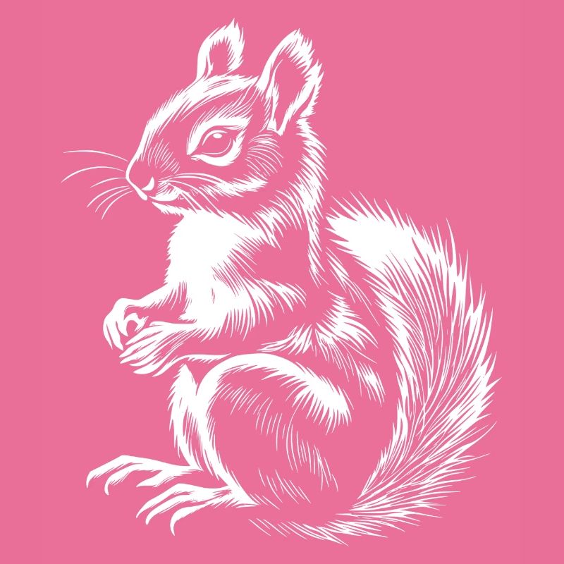 Simpatico scoiattolo illustrazione autunno