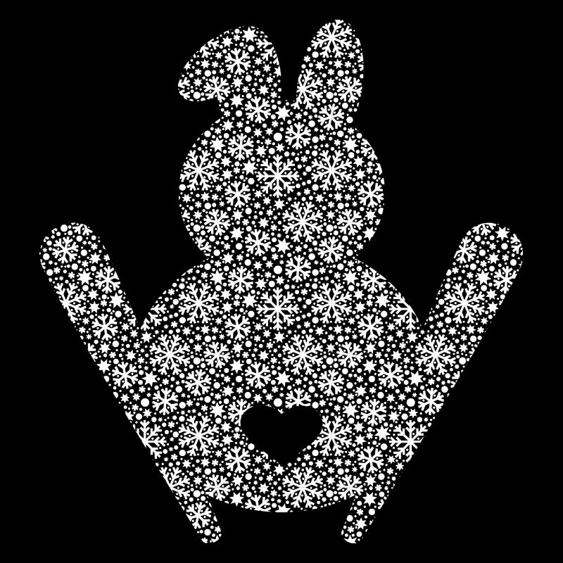 Skihase Snowflake