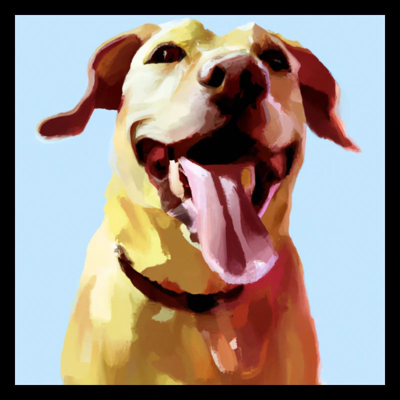Photoréalisme de chien mignon