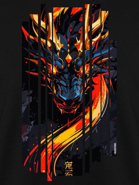 Roter Fantasy-Drache