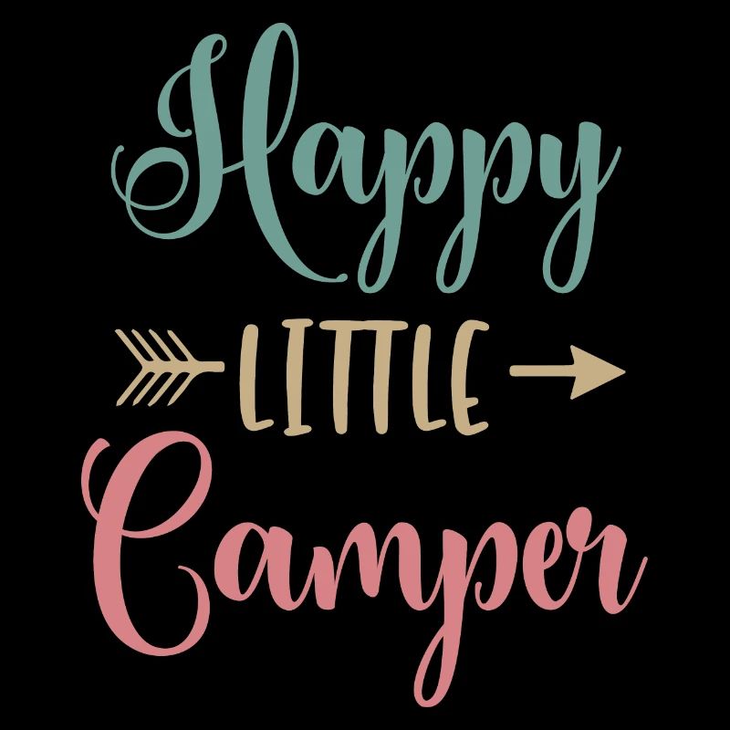 Happy Little Camper Kinder Camping Geschenk Kind