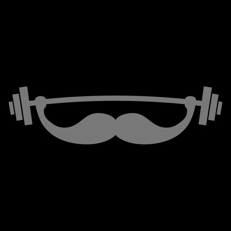 Funny Fitness Mustache / Beard