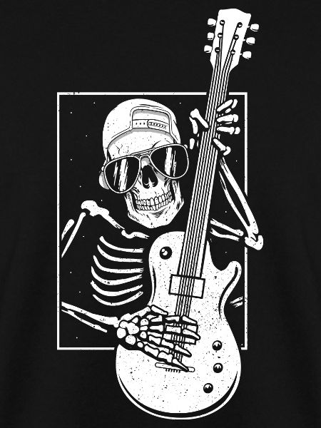 Skeleton Guitar Halloween