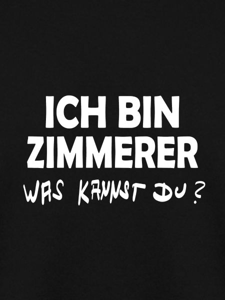 Zimmerer als Beruf