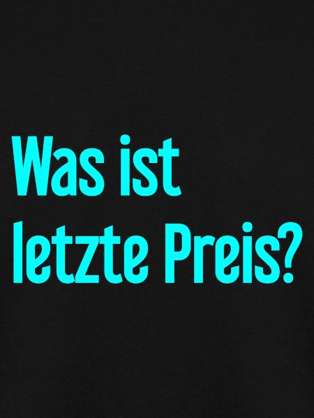 Was ist letzte Preis?