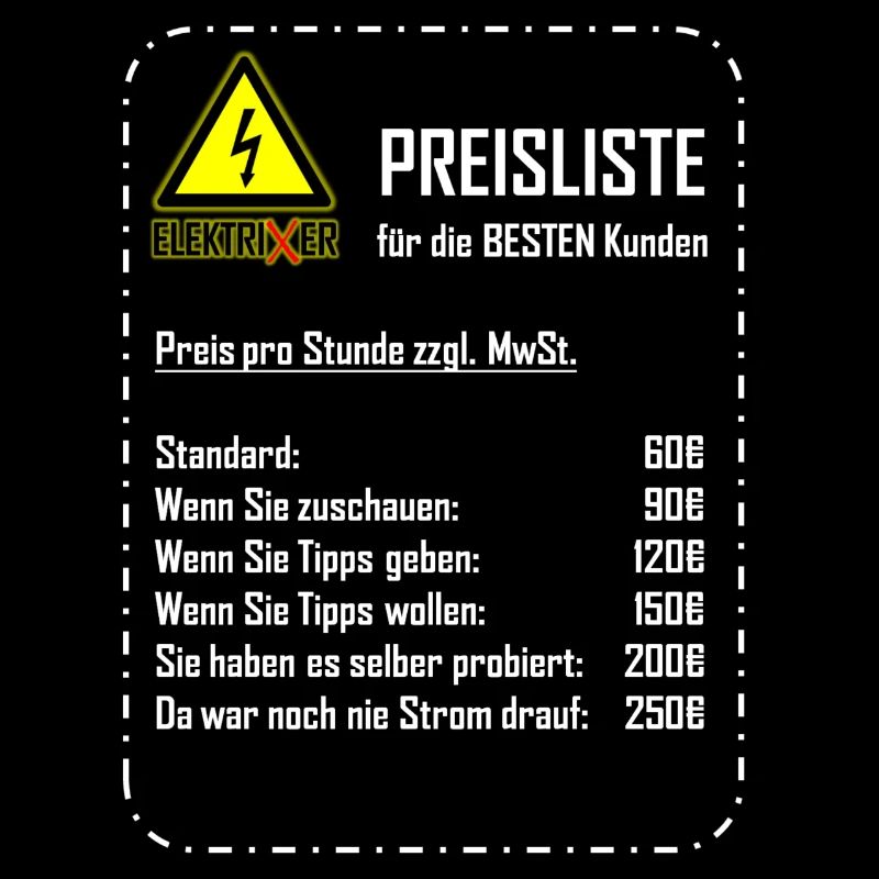 ElektriXer Preisliste (weiß)