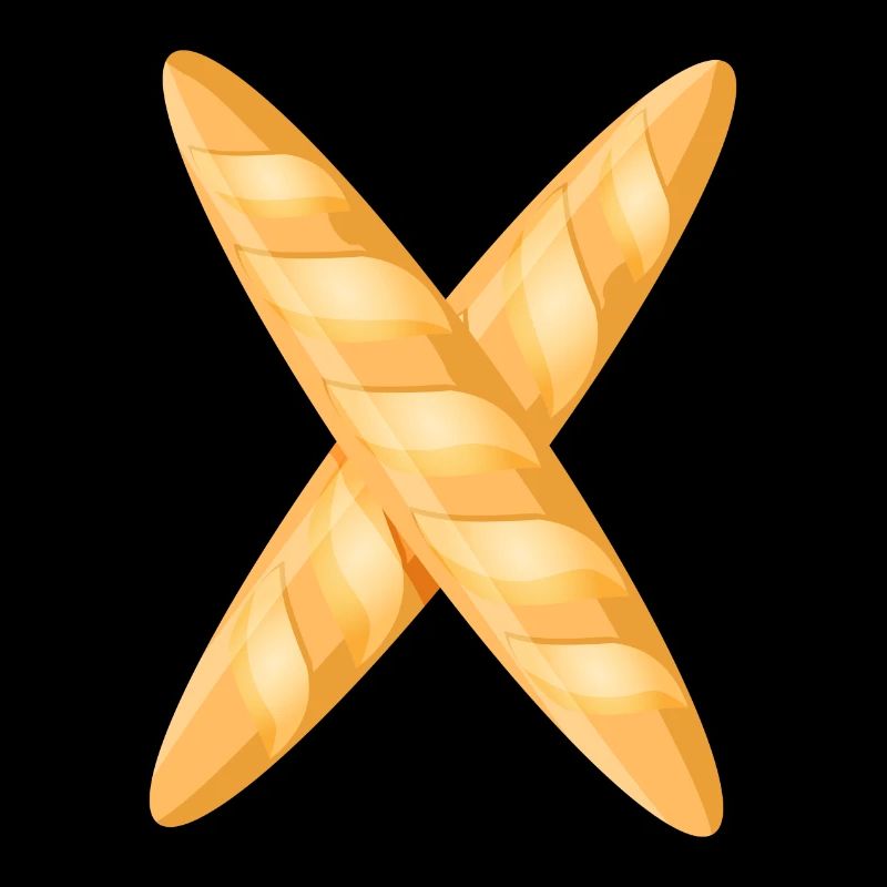Baguettes dorées fraîchement cuites recouvertes de