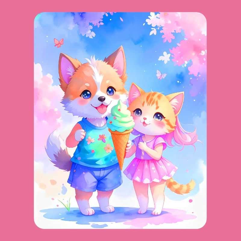 Hündchen, Kätzchen & Eiscreme