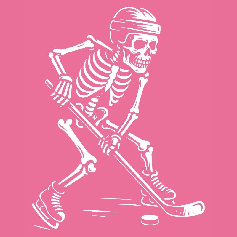 Skeleton Hockey Geist
