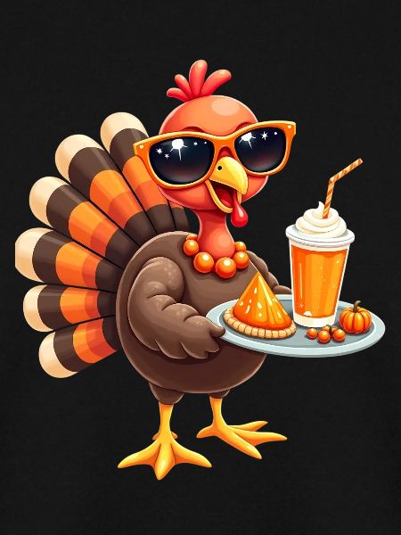 Thanksgiving Truthahn Mit Sonnenbrille