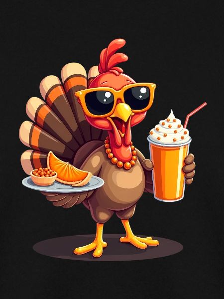 Thanksgiving Truthahn Mit Sonnenbrille