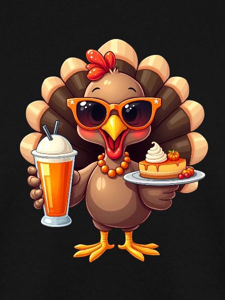 Thanksgiving Truthahn Mit Sonnenbrille
