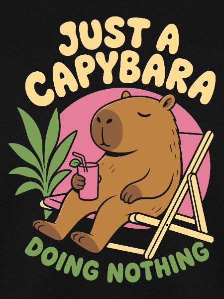 Just A Capybara Doing Nothing