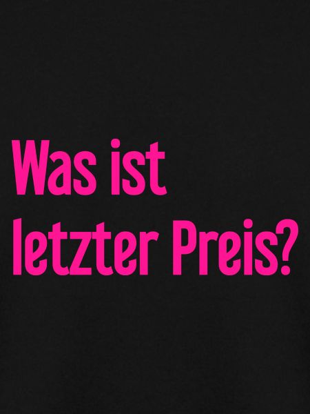 Was ist letzter Preis?