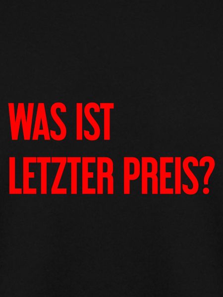 Was ist letzter Preis?