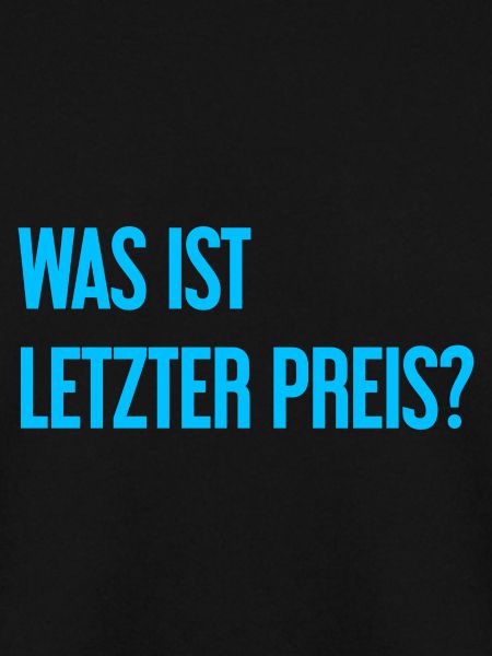 Was ist letzter Preis?