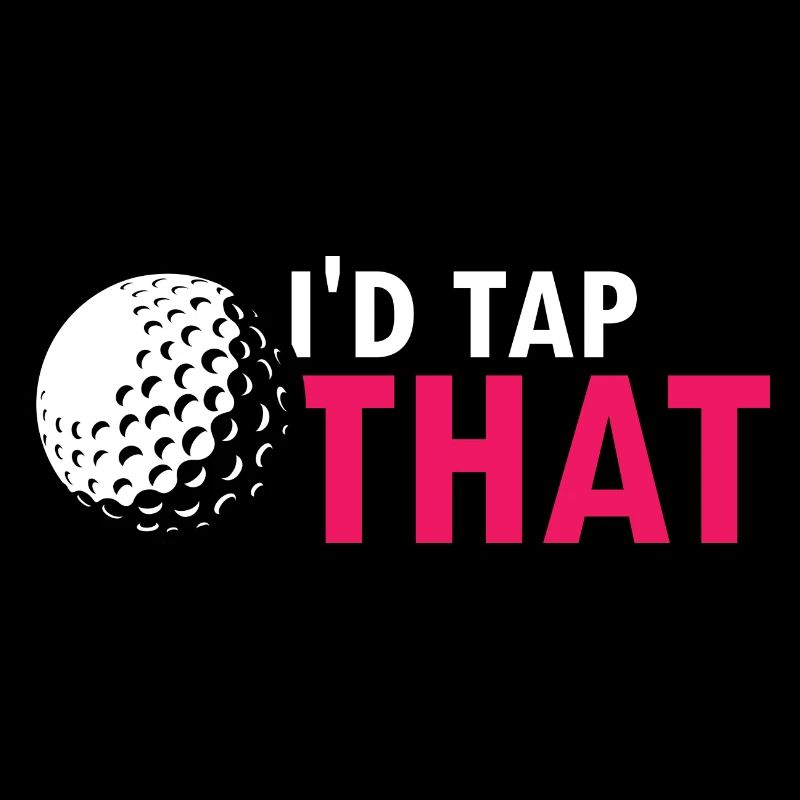 I'd TAP That Cool Retro Funny Golfer Designs