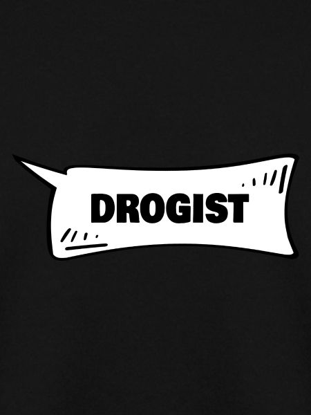 Drogist als Sprechblase