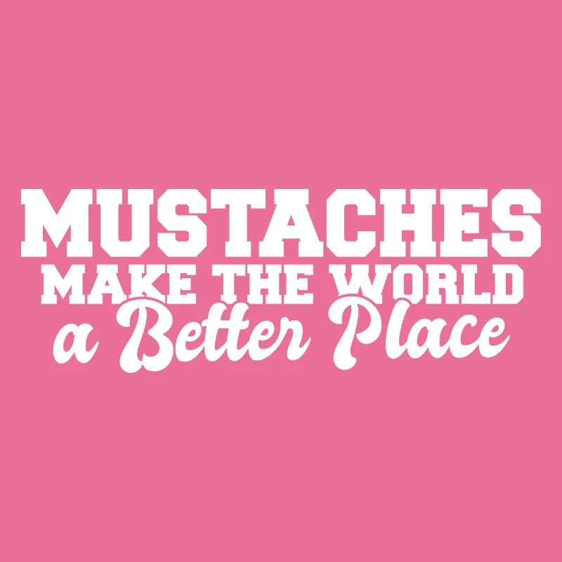 Handlebar Mustache Make The World A Better Place