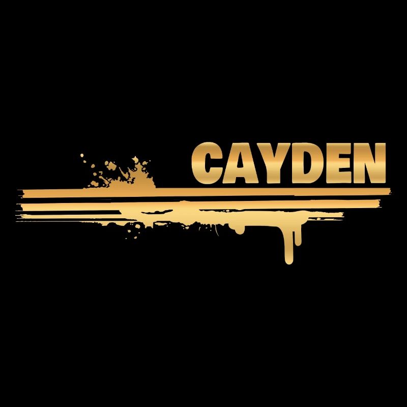 Cayden als Farbklecks