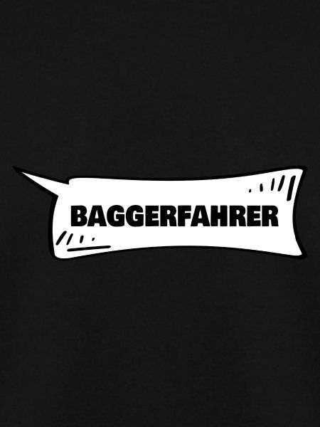 Sprechblase Baggerfahrer
