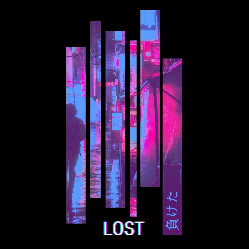Vapor Wave 90s Lost
