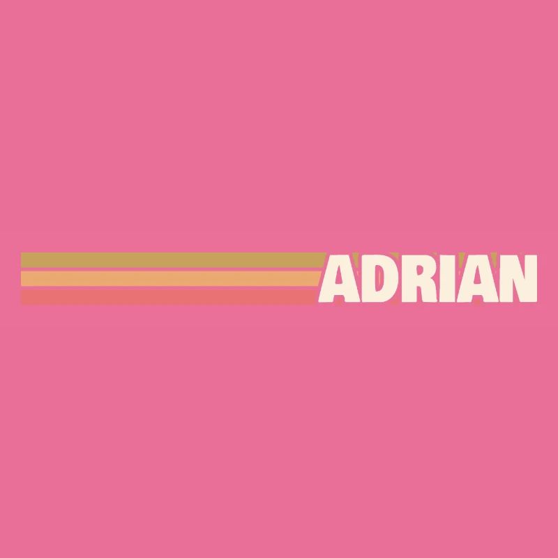 Prénom pour Adrian Style Retro