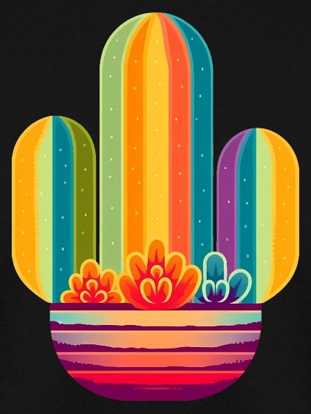 Regenbogen Kaktus