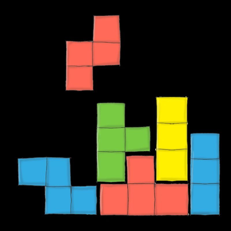 Retro Game tetriss spiel