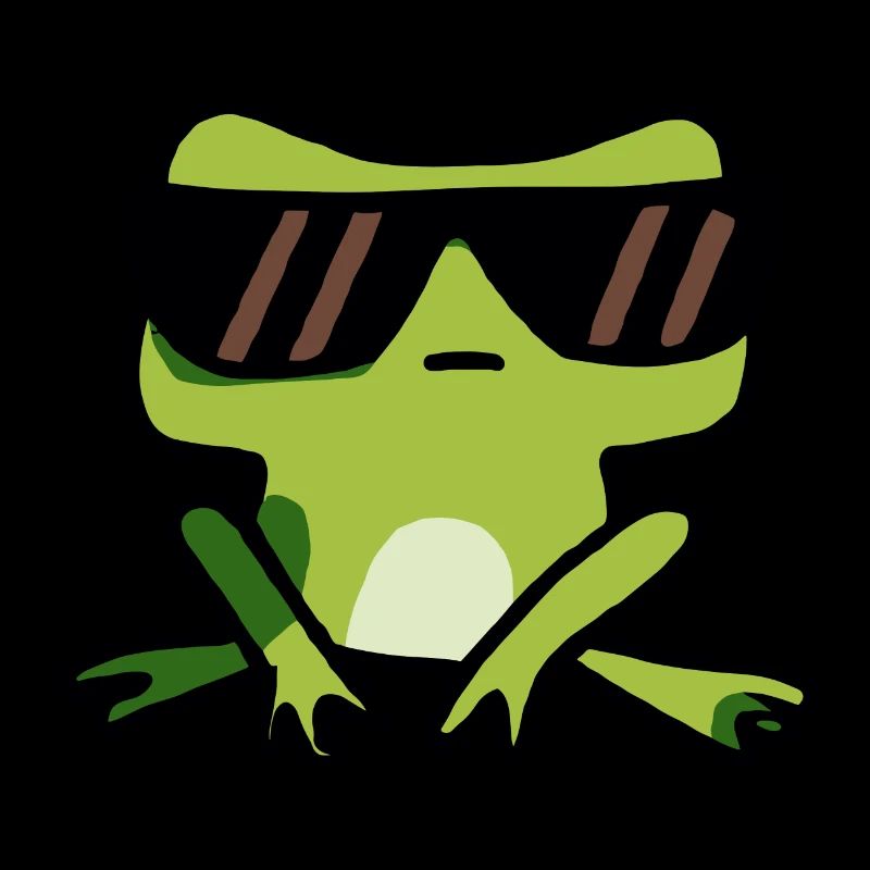 Frosch mit Sonnenbrille