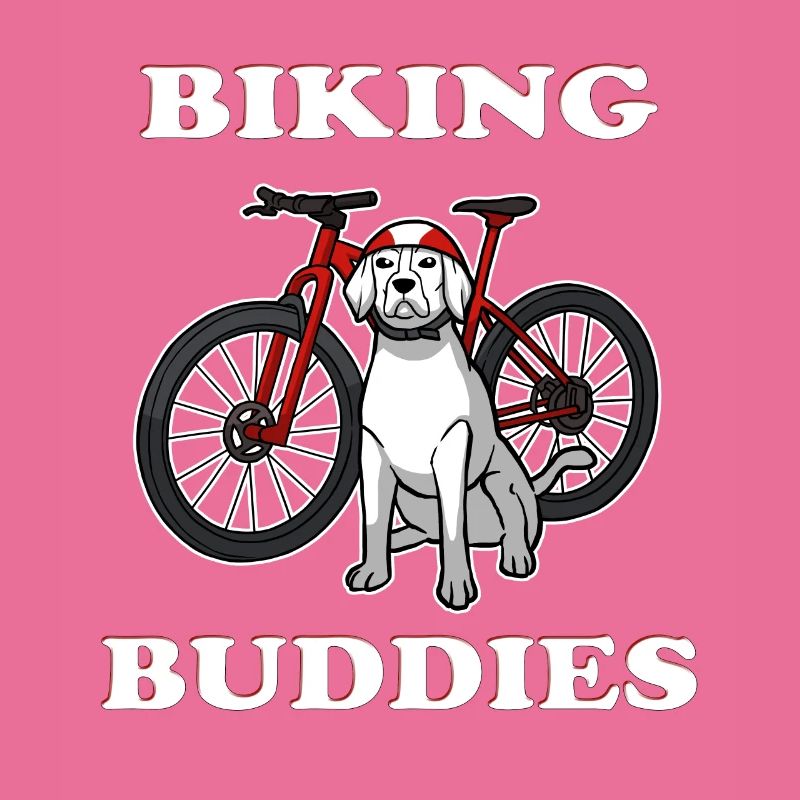 Amis de vélo amis de vélo avec un cadeau de vélo