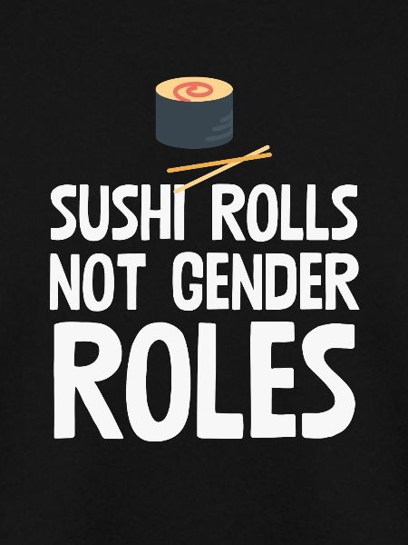 Sushi-Rollen nicht Geschlechterrollen