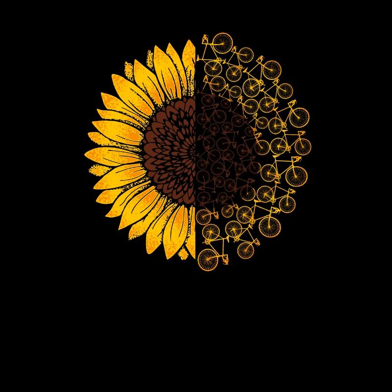 Cadeau de cyclisme tournesol