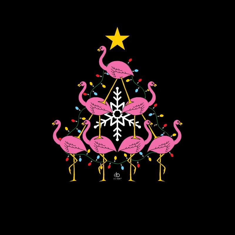 Flamingo-Weihnachtsbaumgeschenk