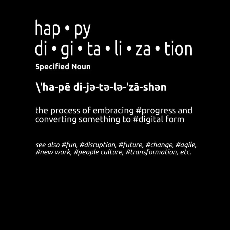 happy digitalization digitizing t-shirt job