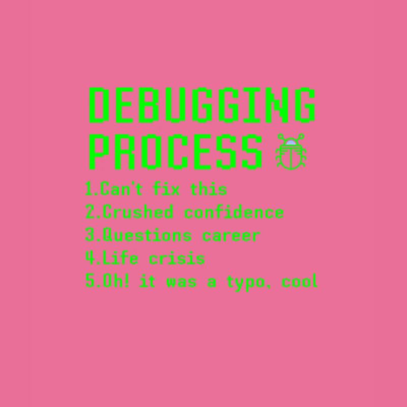 Processus de débogage Drôle Programmeur Codeur Idée Cadeau