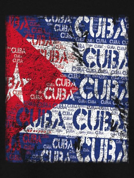 Cuba Flag distressed T-Shirt