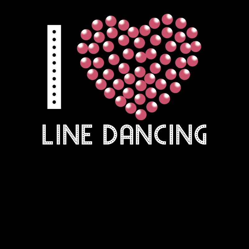 Linedance - Linedancer - Country Herz - Ich liebe