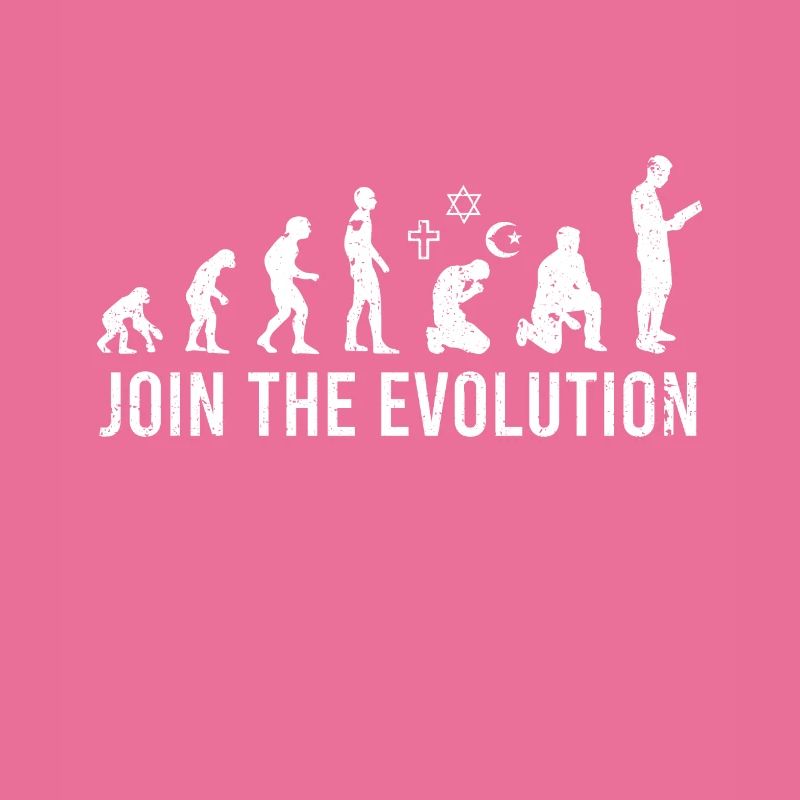Faites partie de l’évolution pour les agnostiques athées