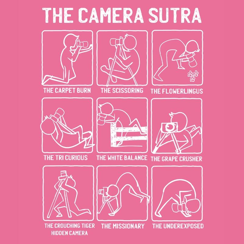 Funny Camera Sutra Gift design