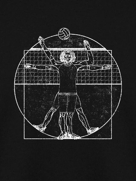 Vitruvian Mann-Volleyballgeschenk
