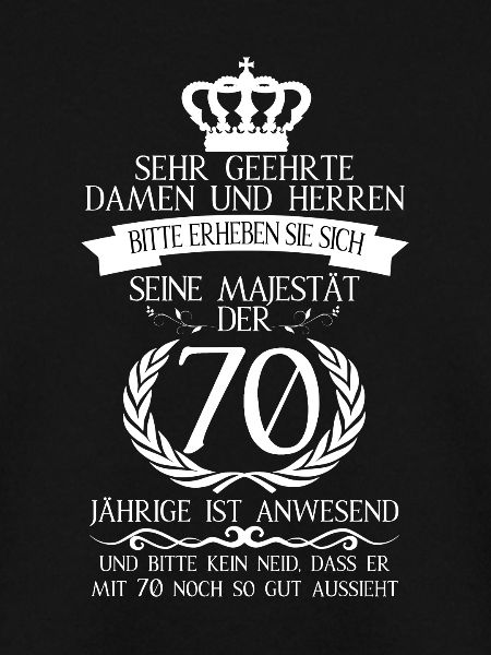 70th birthday.