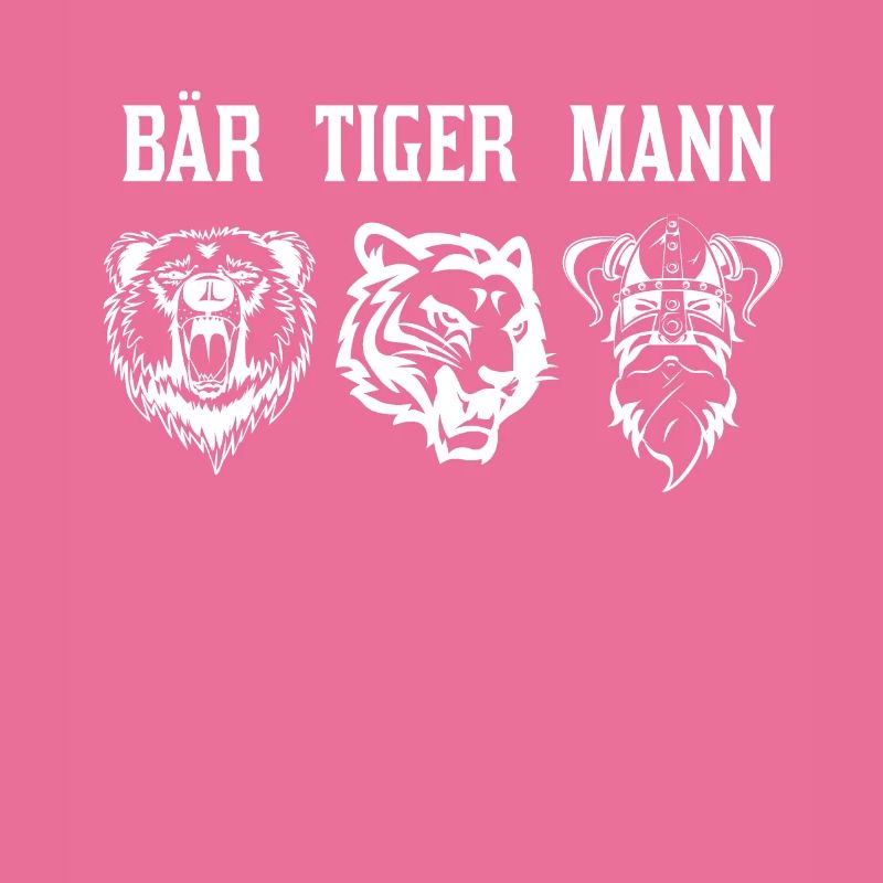 Bartträger Geschenk Bär Tiger Mann