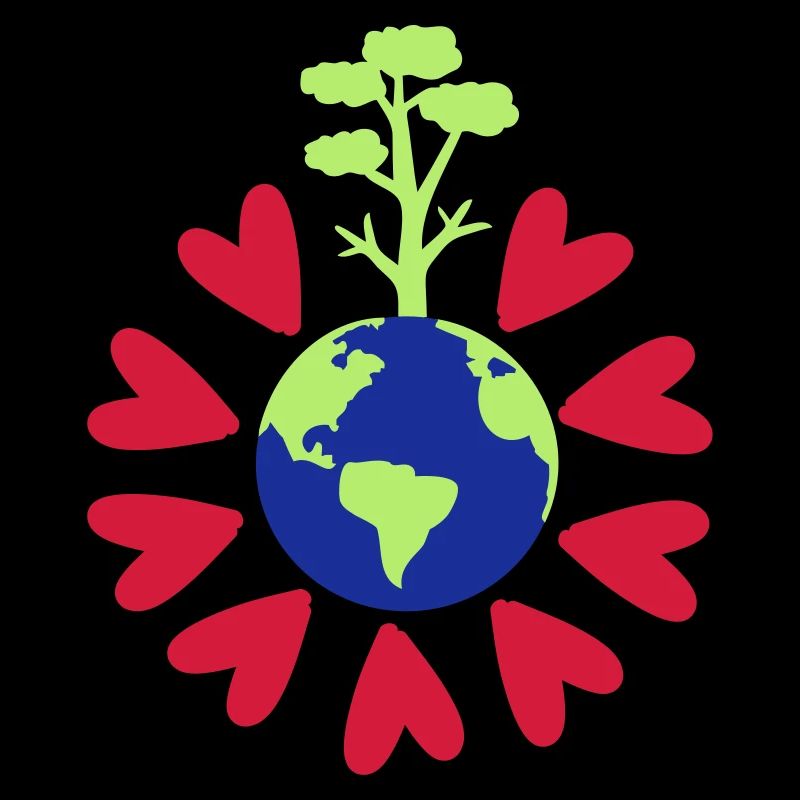 Liebe unseren Planeten Erde