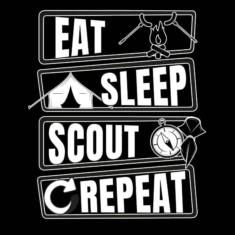 Eat Sleep scout repeat Pfadfinder Scout Scouting