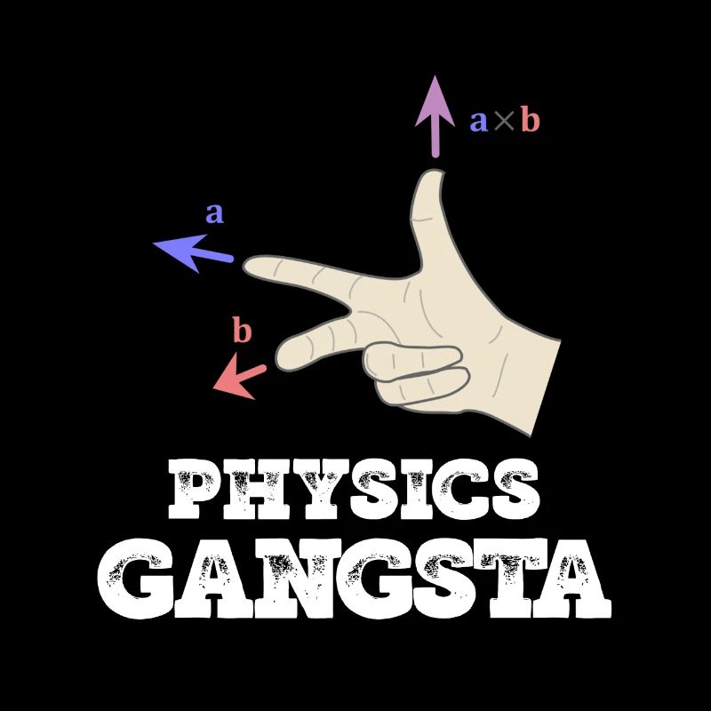 Physics Gangsta design funny physics distressed