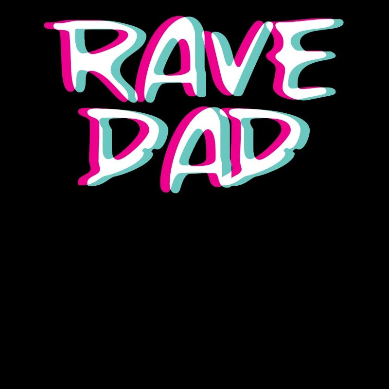 Techno Rave Papa Dad Trippy Ebm Glitch Hardstyle